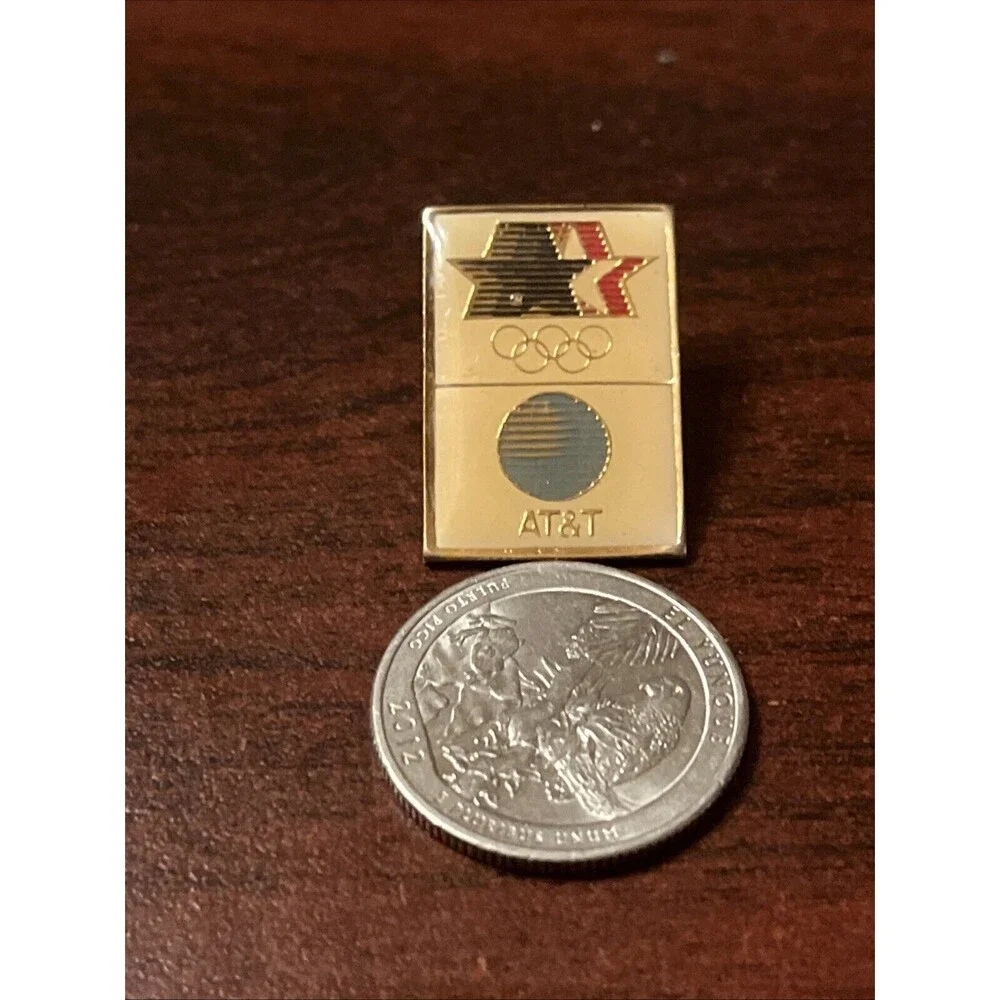 1984 Los Angeles Olympics AT&T Sponsor‎ Lapel Hat Pin